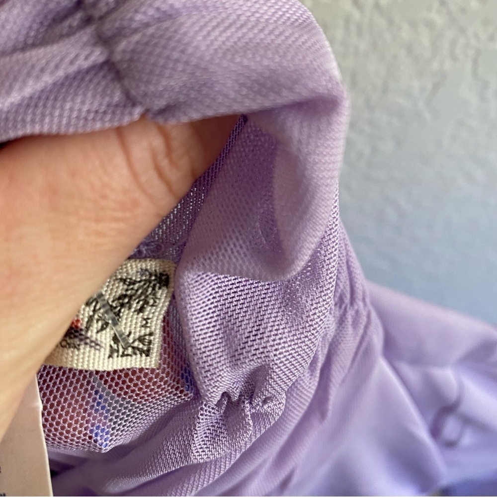 Free People Under It All Bodysuit Lilac Haze - Picture 8 of 9